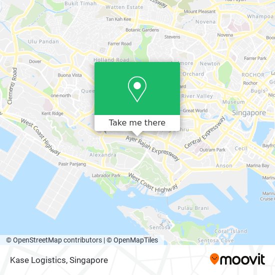 Kase Logistics map