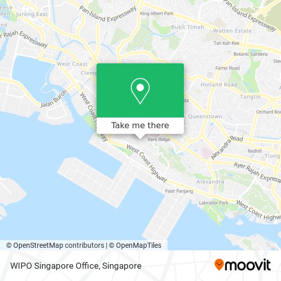 WIPO Singapore Office map