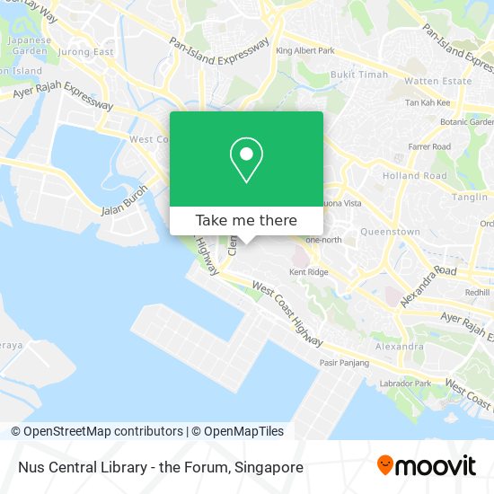 Nus Central Library - the Forum map