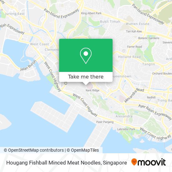 Hougang Fishball Minced Meat Noodles map