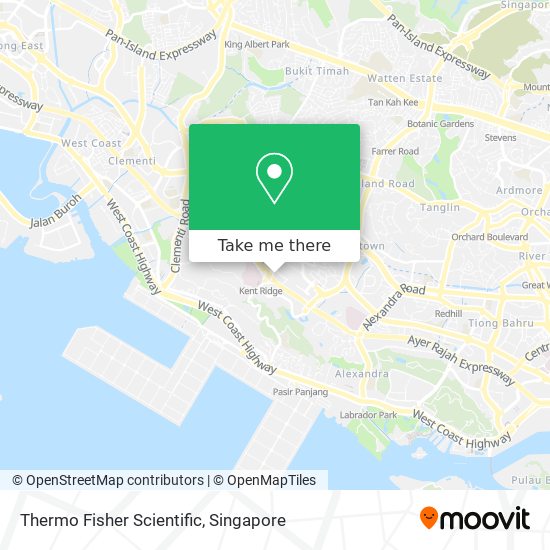 Thermo Fisher Scientific map