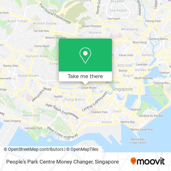 People's Park Centre Money Changer地图