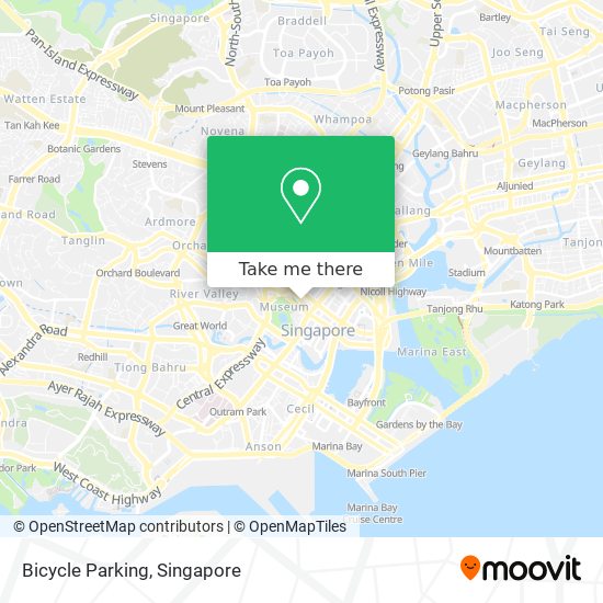 Bicycle Parking map