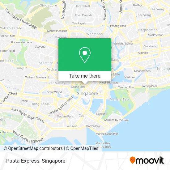Pasta Express map