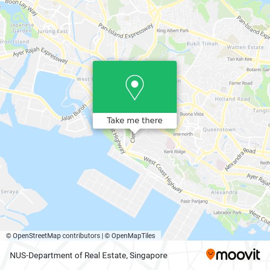 NUS-Department of Real Estate map
