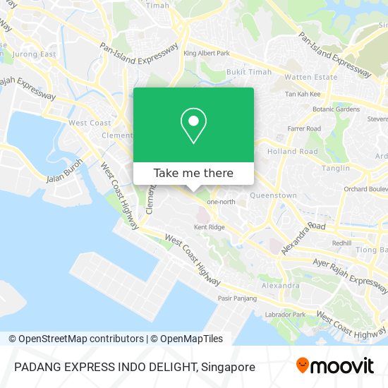 PADANG EXPRESS INDO DELIGHT map