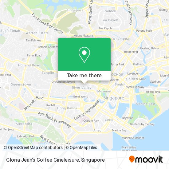 Gloria Jean's Coffee Cineleisure map