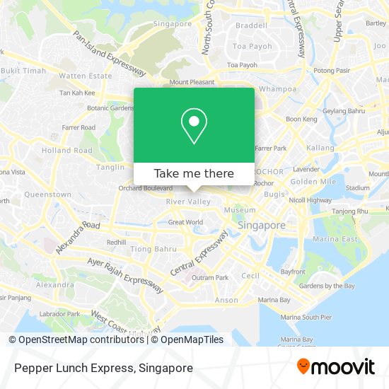 Pepper Lunch Express map