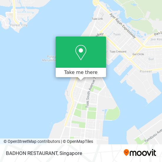 BADHON RESTAURANT map
