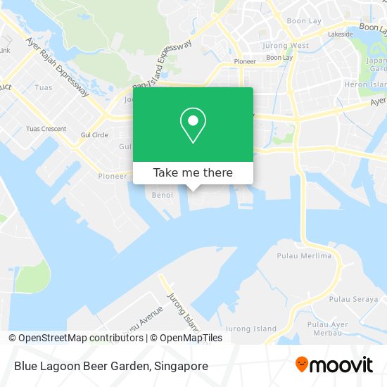 Blue Lagoon Beer Garden map