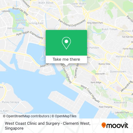 West Coast Clinic and Surgery - Clementi West map