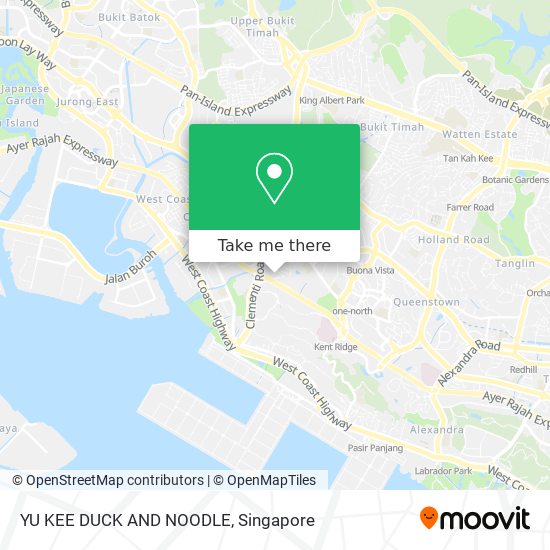 YU KEE DUCK AND NOODLE map