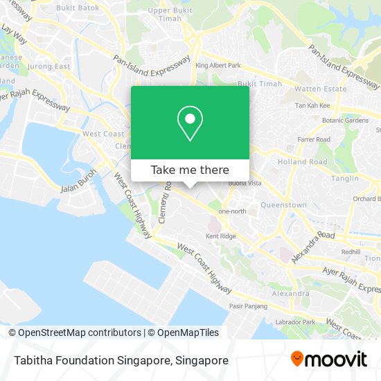 Tabitha Foundation Singapore map