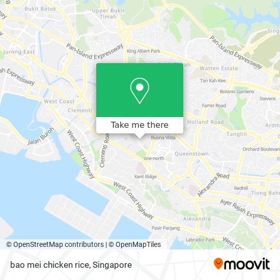 bao mei chicken rice地图