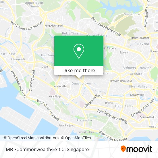 MRT-Commonwealth-Exit C map