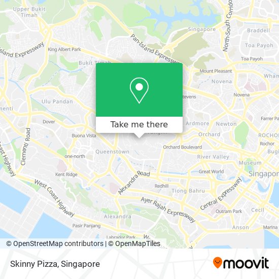 Skinny Pizza map
