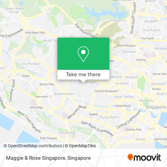 Maggie & Rose Singapore map