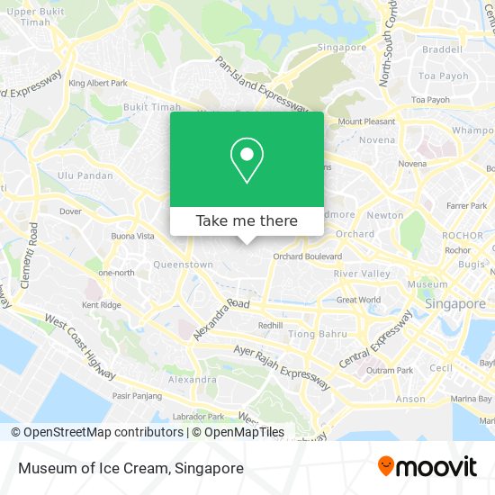 Museum of Ice Cream map