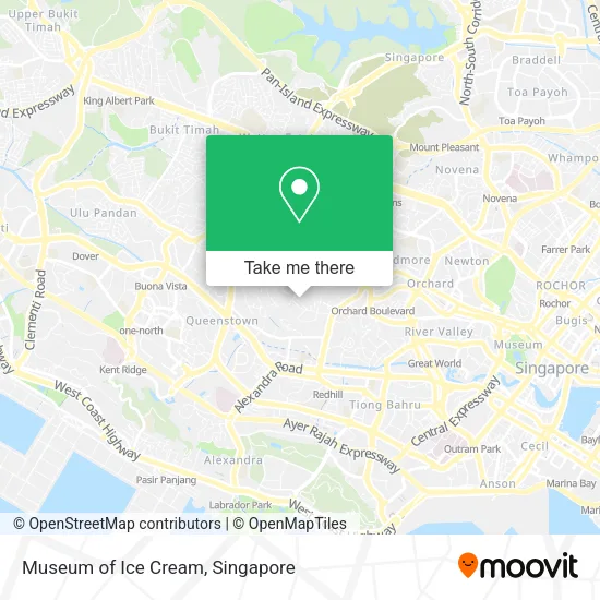 Museum of Ice Cream map