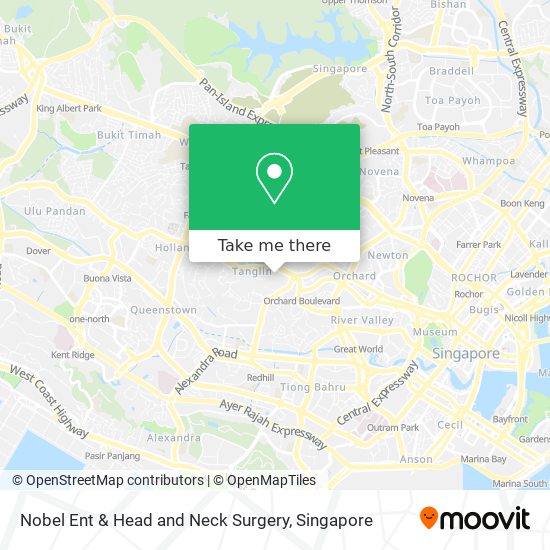 Nobel Ent & Head and Neck Surgery map