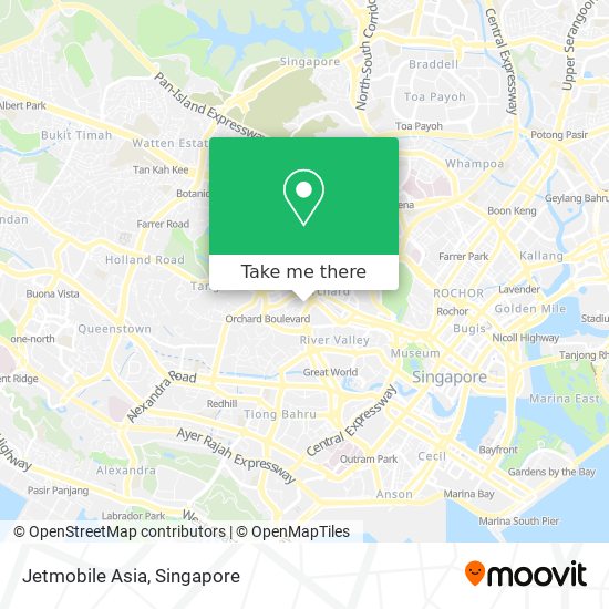 Jetmobile Asia map