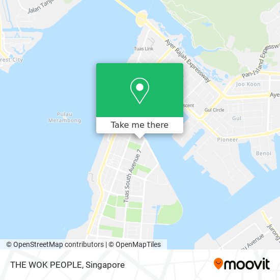 THE WOK PEOPLE map