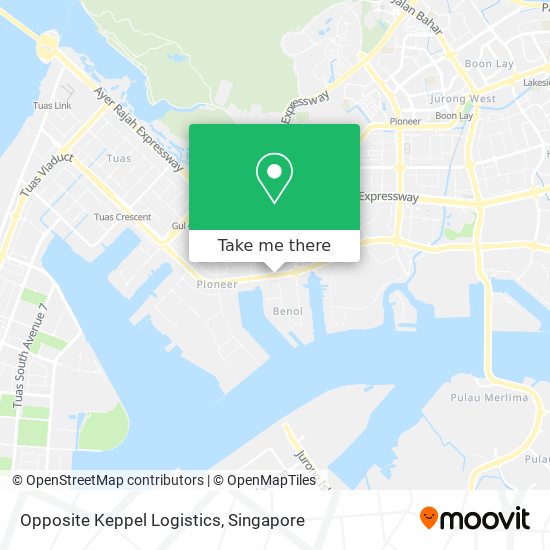 Opposite Keppel Logistics map