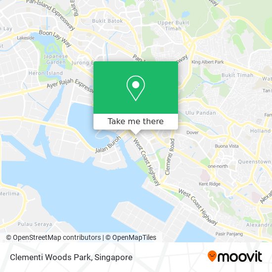Clementi Woods Park map