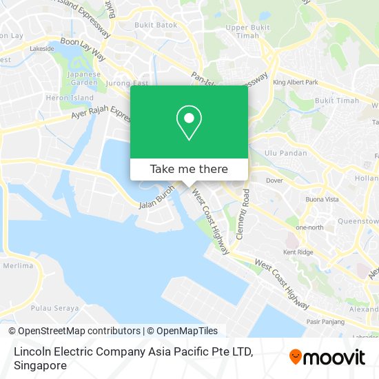 Lincoln Electric Company Asia Pacific Pte LTD map