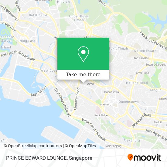 PRINCE EDWARD LOUNGE map