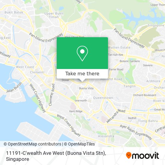11191-C'wealth Ave West (Buona Vista Stn)地图