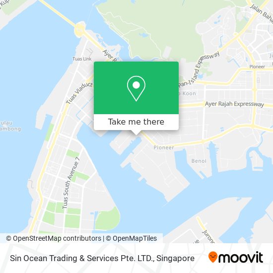 Sin Ocean Trading & Services Pte. LTD. map