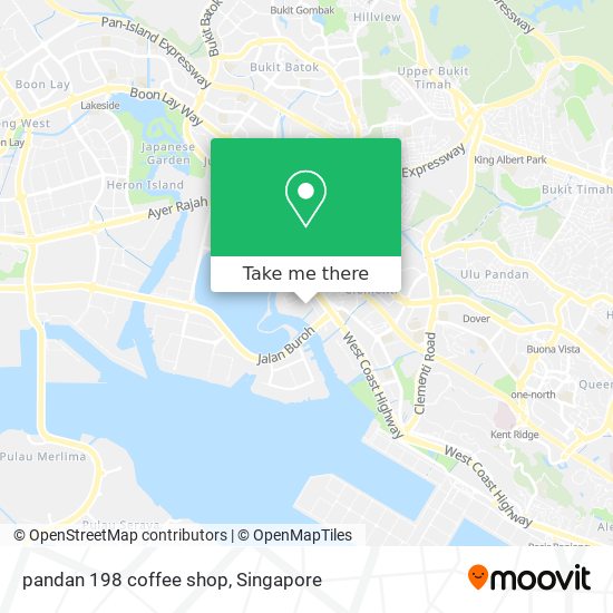 pandan 198 coffee shop地图