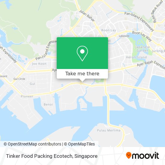 Tinker Food Packing Ecotech map