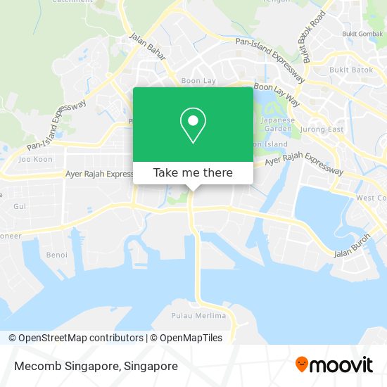 Mecomb Singapore map