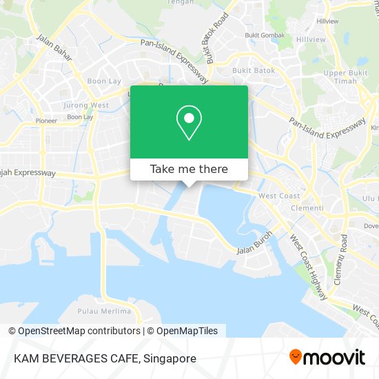 KAM BEVERAGES CAFE map