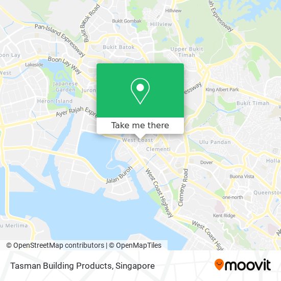 Tasman Building Products map