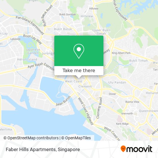 Faber Hills Apartments map