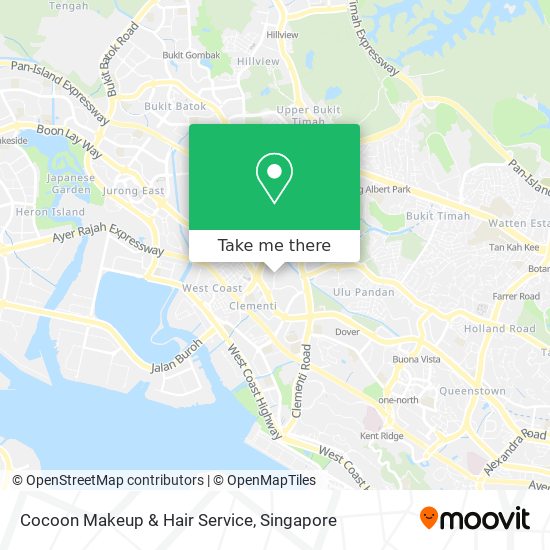 Cocoon Makeup & Hair Service map