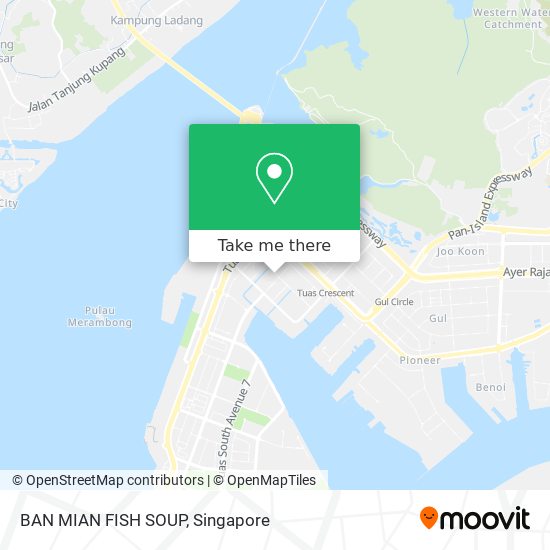 BAN MIAN FISH SOUP map