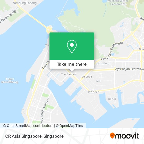 CR Asia Singapore map