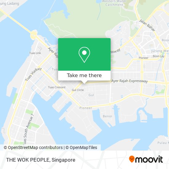 THE WOK PEOPLE map