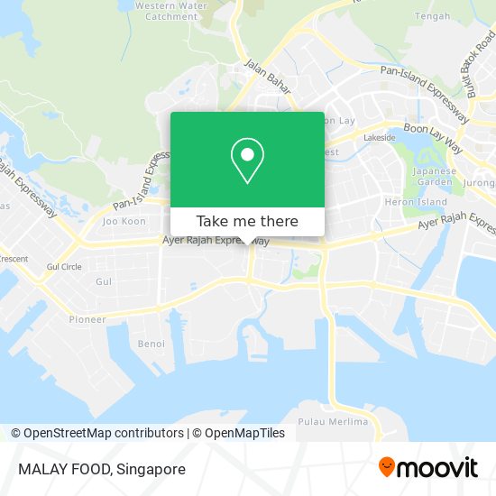 MALAY FOOD map