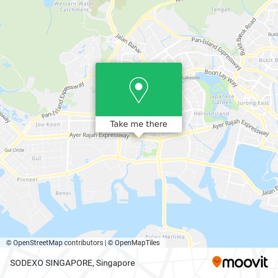 SODEXO SINGAPORE map