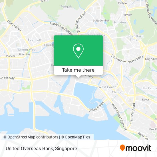 United Overseas Bank map