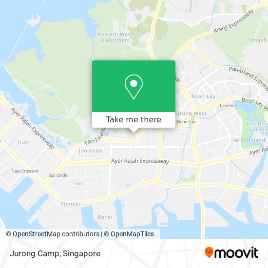 Jurong Camp map