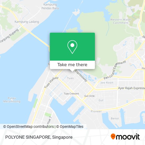 POLYONE SINGAPORE map