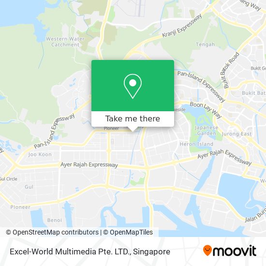 Excel-World Multimedia Pte. LTD. map