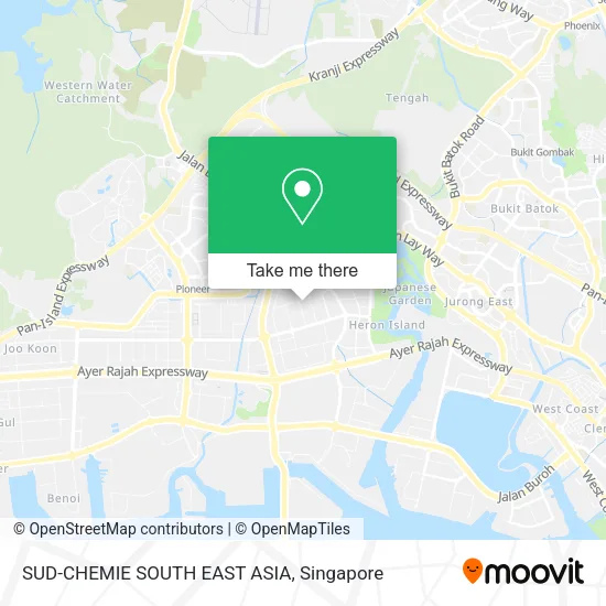 SUD-CHEMIE SOUTH EAST ASIA map