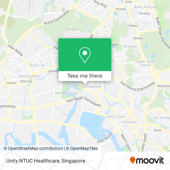 Unity NTUC Healthcare map